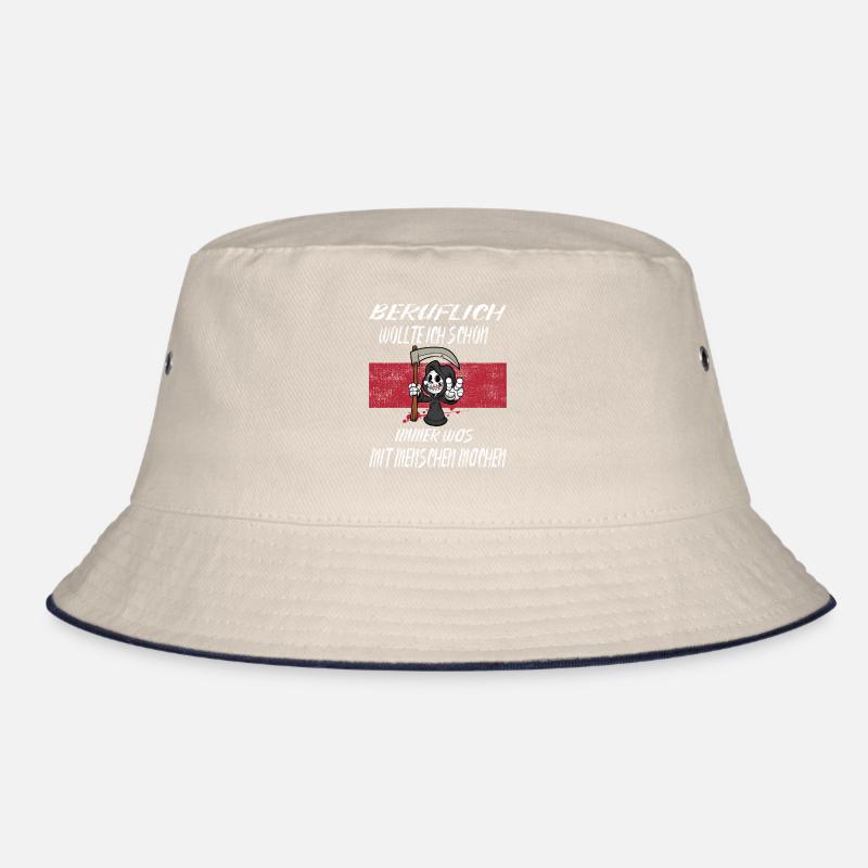 Beruflich Sensenmann Bucket Hat