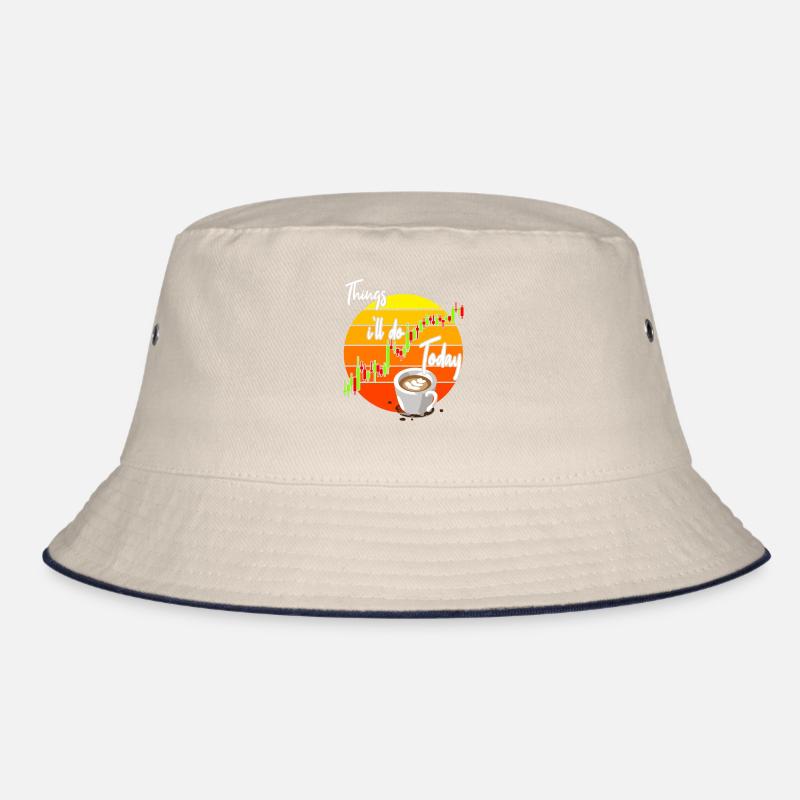 Coffee and Trading Bucket Hat
