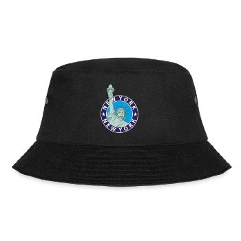 New York Freiheitsstatue - Bucket Hat - Schwarz - Vorne - Lela (165cm)