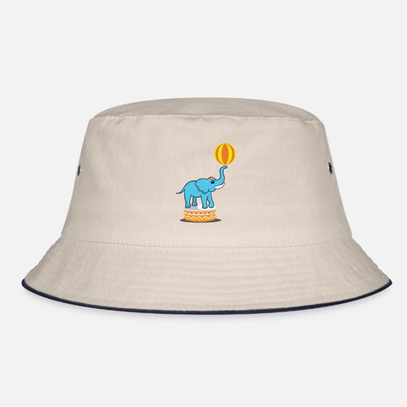 Elefantenhow. Tiertrainer Geschenk Bucket Hat