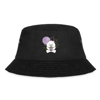 Kawaii cat room. Pet lovers poison - Bucket Hat - black - Front - Lela (165cm)