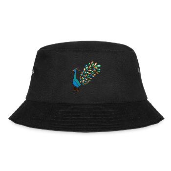 Beautiful Peacock Caretaker Poison - Bucket Hat - black - Front - Lela (165cm)