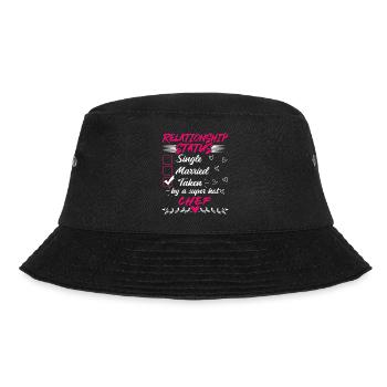 Lustig seine und ihre Geschenkidee Koch Beziehung - Bucket Hat - Schwarz - Vorne - Lela (165cm)