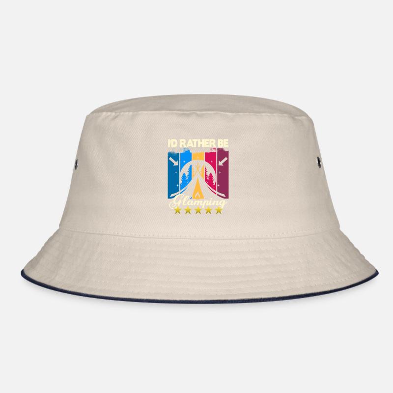 I'd rather be Glamping Bucket Hat
