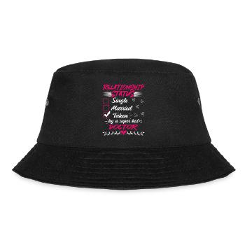 Lustig seine und ihre Geschenkidee Doktor Beziehung - Bucket Hat - Schwarz - Vorne - Lela (165cm)