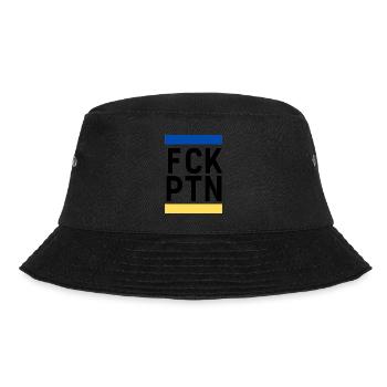 FCK PTN Ukraine Russie Anti Poutine - Bob - noir - Devant - Lela (165cm)