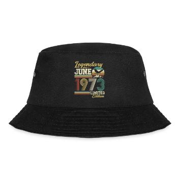 Juin 1973 Vintage né Vintage Retro - Bob - noir - Devant - Lela (165cm)