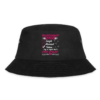 Lustige seine und ihre Geschenkidee Friseur - Bucket Hat - Schwarz - Vorne - Lela (165cm)