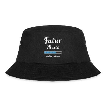 Futur marié veuillez patienter Humour mariage - Bob - noir - Devant - Lela (165cm)