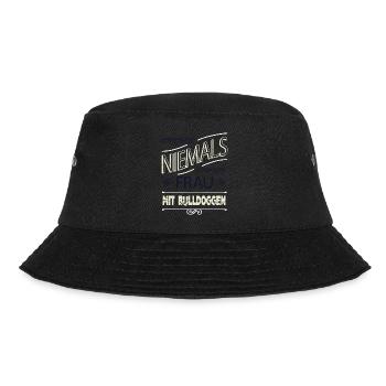 frauen doggie feminist female bachhund protest - Bucket Hat - Schwarz - Vorne - Lela (165cm)