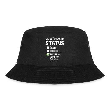Lustig seine und ihre Geschenkidee Chirurg Beziehung - Bucket Hat - Schwarz - Vorne - Lela (165cm)