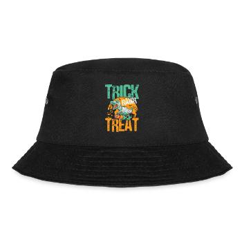 Trick RAWR Treat für ein Halloween und Dino - Bucket Hat - Schwarz - Vorne - Lela (165cm)