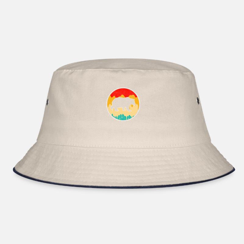 Bear Retro Bucket Hat
