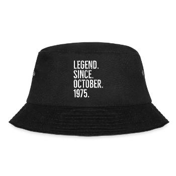 Legend Since October 1975 - Bucket Hat - black - Front - Lela (165cm)