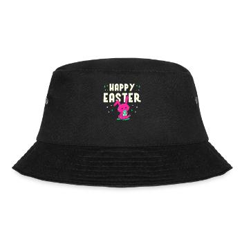 Happy Easter Easter Easter Easter Egg Sayings - Bucket Hat - black - Front - Lela (165cm)