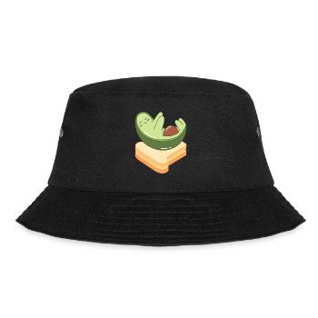 Avocado Toast - Bucket Hat - Schwarz - Vorne - Lela (165cm)