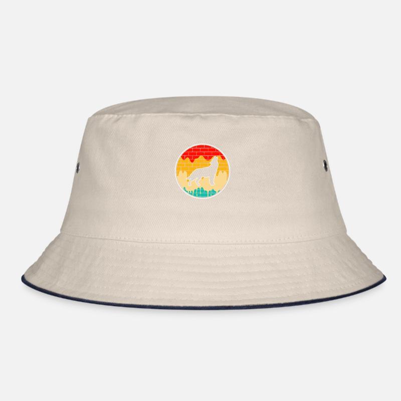 Wolf Retro Bucket Hat