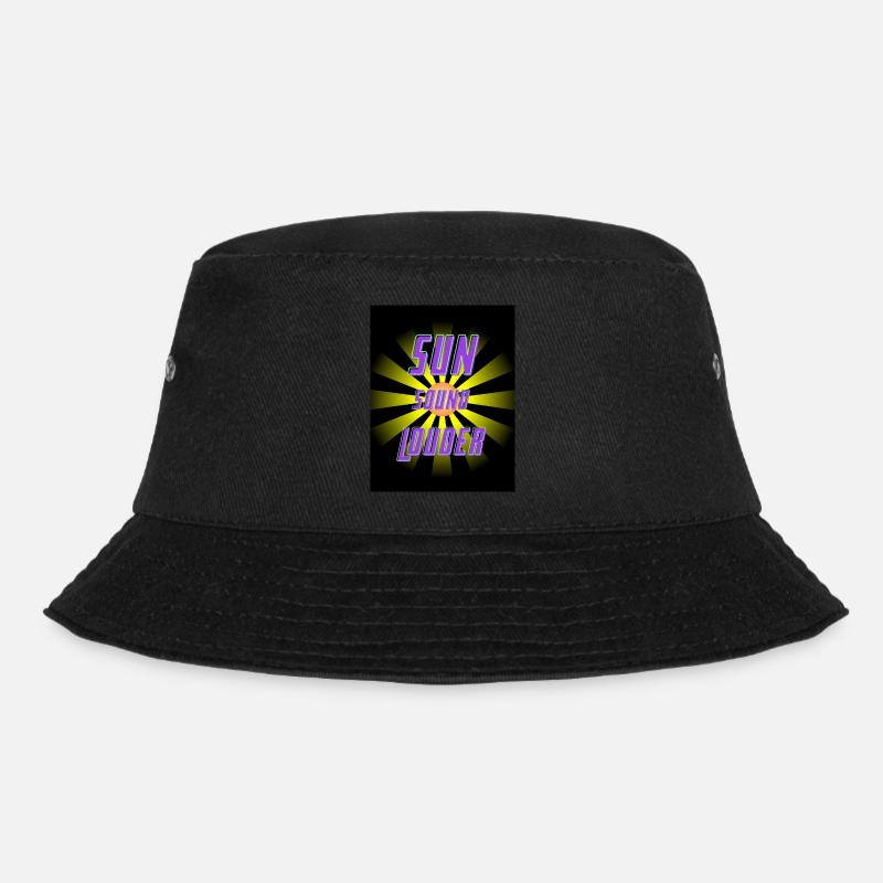 SUN SOUND LOUDER SOMMER - Bucket Hat - Schwarz