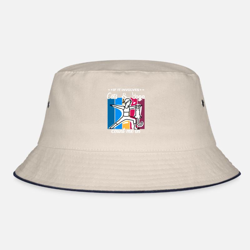 If It Involves Cats & Yoga count me in Bucket Hat