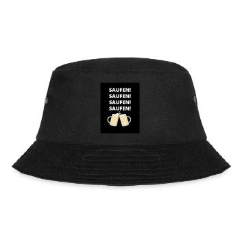 Party - Bucket Hat - Schwarz - Vorne - Lela (165cm)