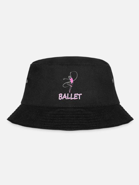 Ballett tanzen Balletttänzer Balletttänzerin gift - Bucket Hat - Schwarz