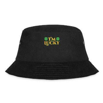 I'm lucky Gaelic Irish Ireland Irish - Bucket Hat - black - Front - Lela (165cm)