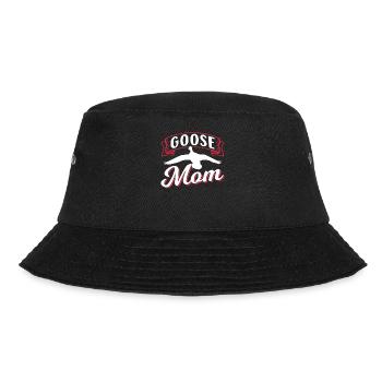 Goose Mother Mama Goose Pet Geese Animal - Bucket Hat - black - Front - Lela (165cm)