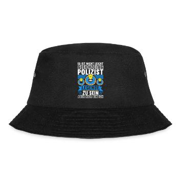 Polizei Polizist - Bucket Hat - Schwarz - Vorne - Lela (165cm)