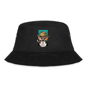 Nice Doberman Sheriff Dog Trainer Gift - Bucket Hat - black - Front - Lela (165cm)