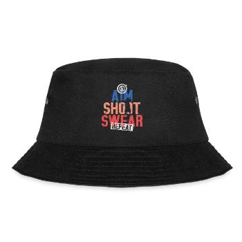 Archery Bow Archer Vintage Aim - Bucket Hat - black - Front - Lela (165cm)