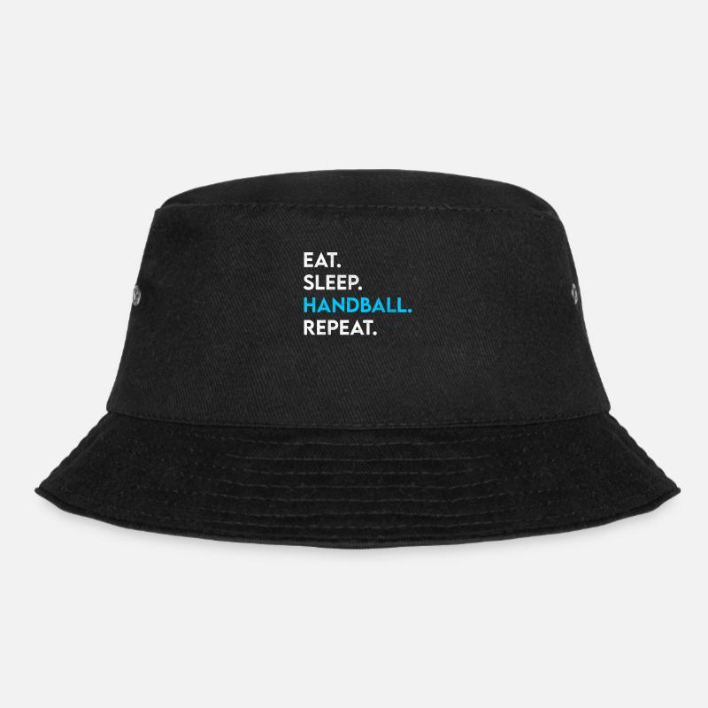 eat sleep handball repeat - Bucket Hat - Schwarz