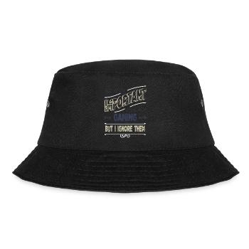 card games gaming don't always play video games - Bucket Hat - black - Front - Lela (165cm)