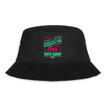 witzig spruch seekatze bday perserkatze lustig - Bucket Hat - Schwarz - Vorne - Lela (165cm)