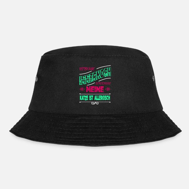 witzig spruch seekatze bday perserkatze lustig - Bucket Hat - Schwarz