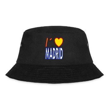 I love Madrid born in Madrid - Bucket Hat - black - Front - Lela (165cm)