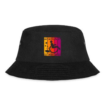 Professional Wheelchair Racer - Bucket Hat - black - Front - Lela (165cm)