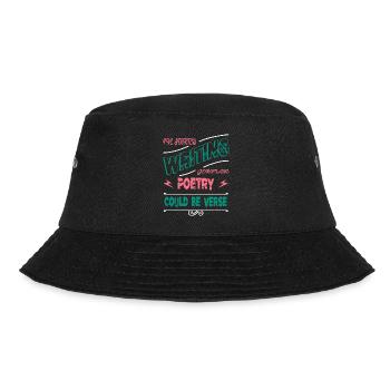 art book keeper gift bookish stuff movies - Bucket Hat - Schwarz - Vorne - Lela (165cm)