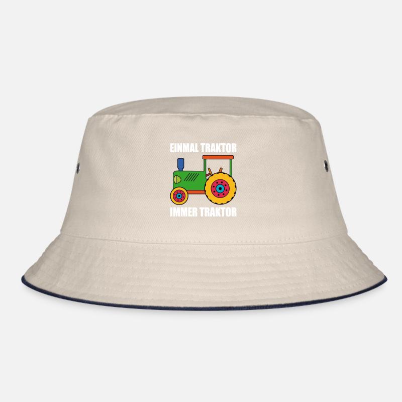 einmal Traktor immer Traktor Bucket Hat