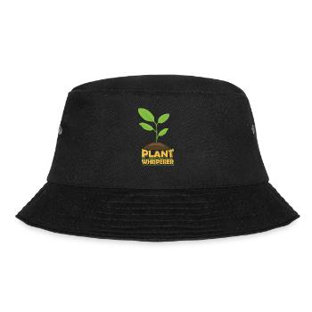 Plants Whisperer Gardener Plant Garden - Bucket Hat - black - Front - Lela (165cm)