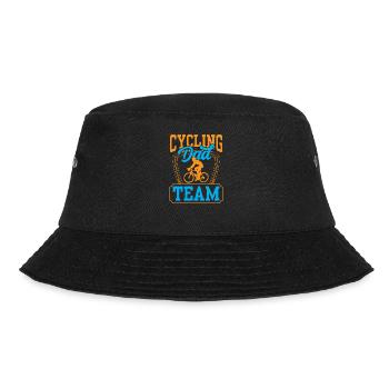 Cycling Papa Team Father Father Day Daddy Sayings - Bucket Hat - black - Front - Lela (165cm)