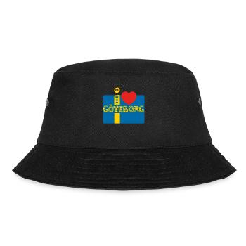 Gothenburg Sweden - Bucket Hat - black - Front - Lela (165cm)