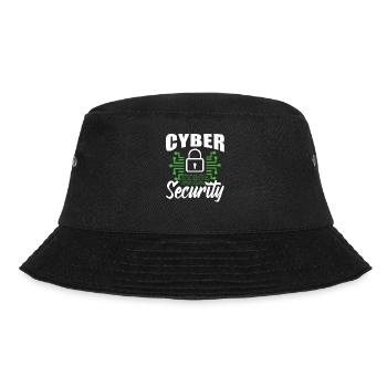 Cybersecurity Hacker Hacking IT Sicherheit Hack - Bucket Hat - Schwarz - Vorne - Lela (165cm)