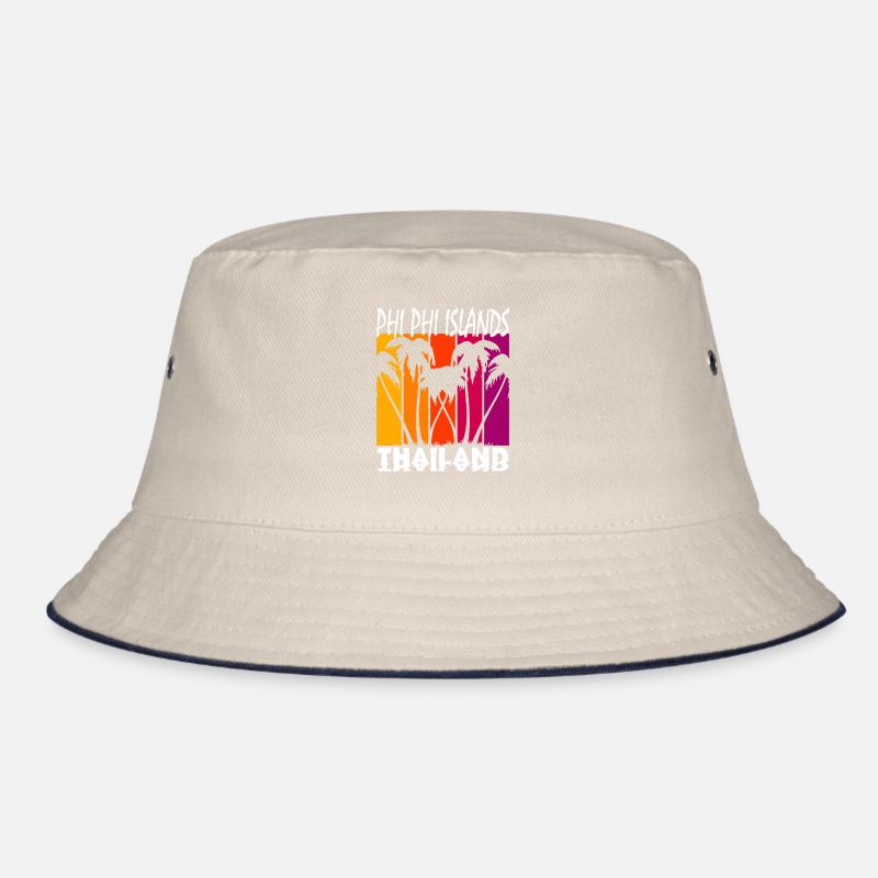 Vintage Phi Phi Islands Thailand Bucket Hat