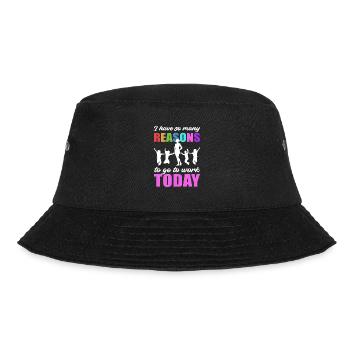 So Many Reasons Loving Teacher Gift - Bucket Hat - black - Front - Lela (165cm)