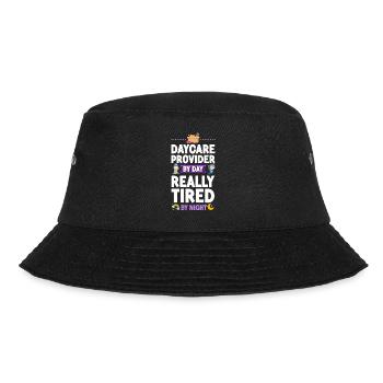 Childcare Daycare Provider Teacher - Bucket Hat - black - Front - Lela (165cm)