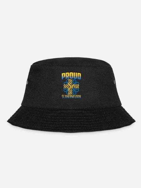 Stolzer Skandinavier Schwede Skandinavien Nordisch - Bucket Hat - Schwarz