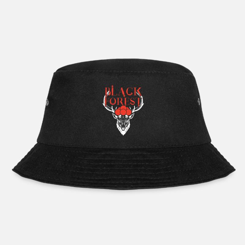 Schwarzwald Hirsch - Bucket Hat - Schwarz