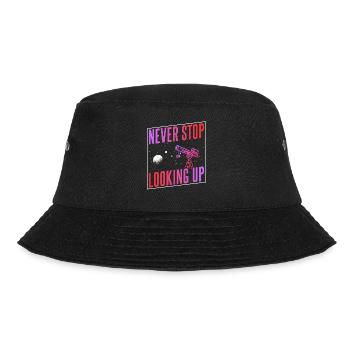Never stop looking up Telescope - Bucket Hat - black - Front - Lela (165cm)