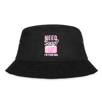 Soap Making Crafting Need Soap? - Bucket Hat - black - Front - Lela (165cm)