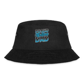 Proud Writing Father Author Writer - Bucket Hat - black - Front - Lela (165cm)